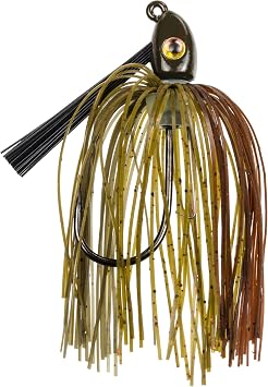 Strike King Hack Attack Pad Perch Soft Bait Fishing Lure, 1/2 oz, Big Strong Double Hook