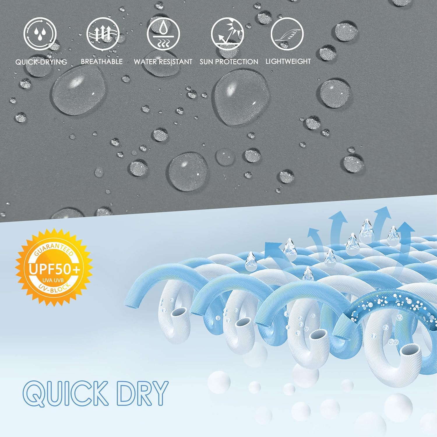 22" Men's Board Shorts Swimwear No Mesh Lining - Long Swim Trunks Surf Shorts Bathing Suit with Zipper Pocket UPF50+ - Image 5