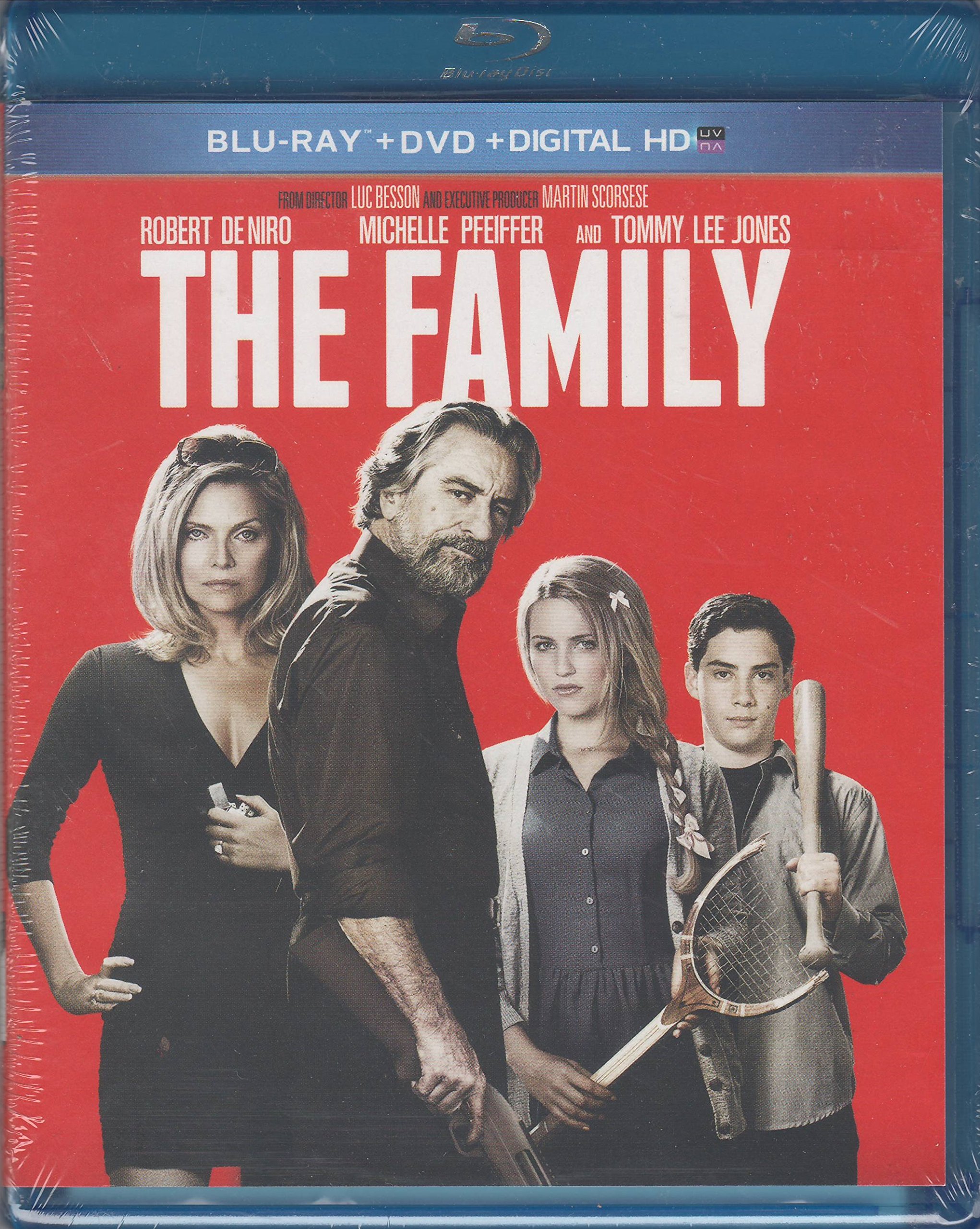 The Family Blu-Ray película con DVD y descarga digital HD UV formato combo completo
