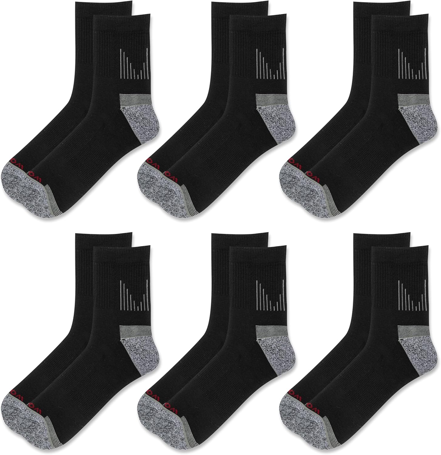 Wolverine Men's Performance Work Ankle Socks (6-Pack) - Image 4