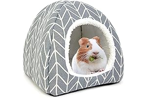 Hide House for Bunnies: Guinea Pig Hideout Bed Rabbit House Cave