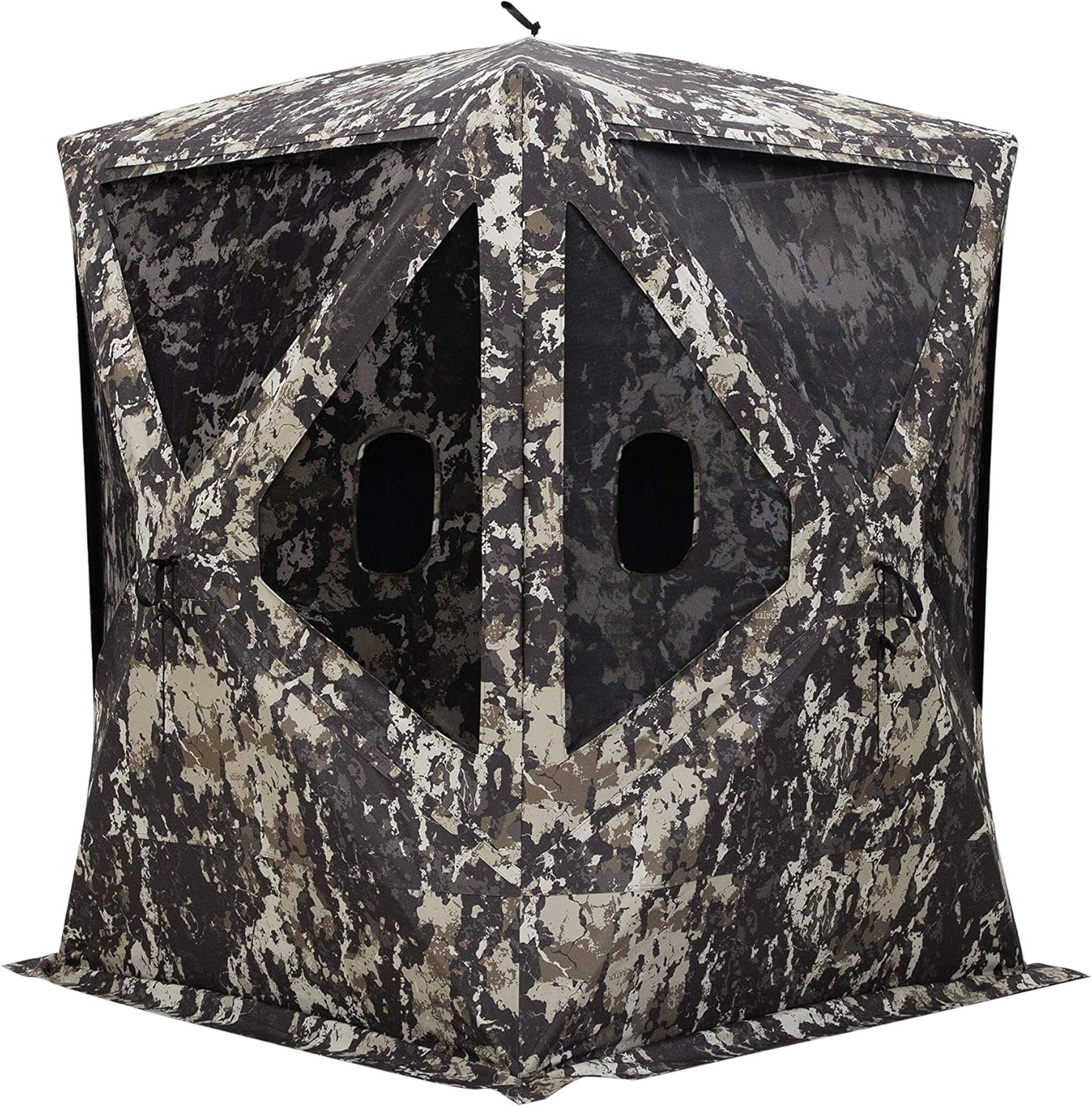 Barronett Blinds Big Mike HD Hub Hunting Blind, 2 Person Pop Up Ground Blind, Crater™ Core Camo, BMHD300CC