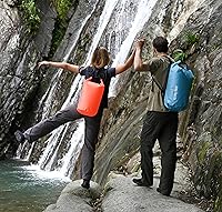 Vista 7 de MARCHWAY - Bolso seco flotante e impermeable 1.32/2.64/5.28/7.93/10.57 galones, parte superior enrollable, mantiene secos equipos de kayak rafting