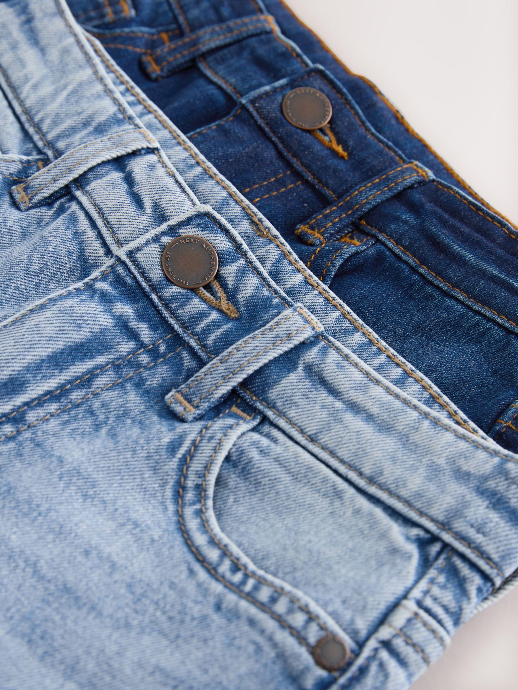 NEXT Niños Pack de 2 Pantalones Vaqueros Cortos