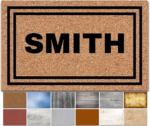 Artsbaba Tapete divertido personalizado para puerta interior y exterior tapete de entrada para puerta delantera tapete de bienvenida para el hogar
