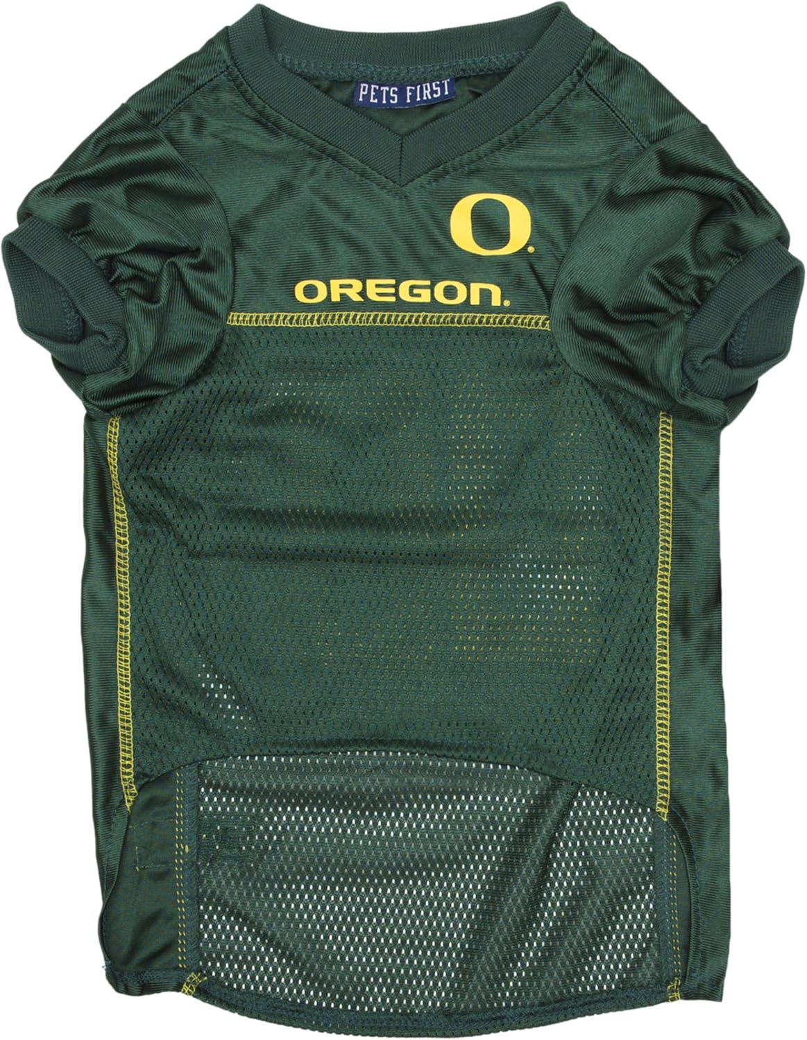Pets First NCAA College Oregon Ducks Mesh Jersey for DOGS & CATS, X-Small.Licensed Dog Jersey with your Favorite Football/Basketball College Team