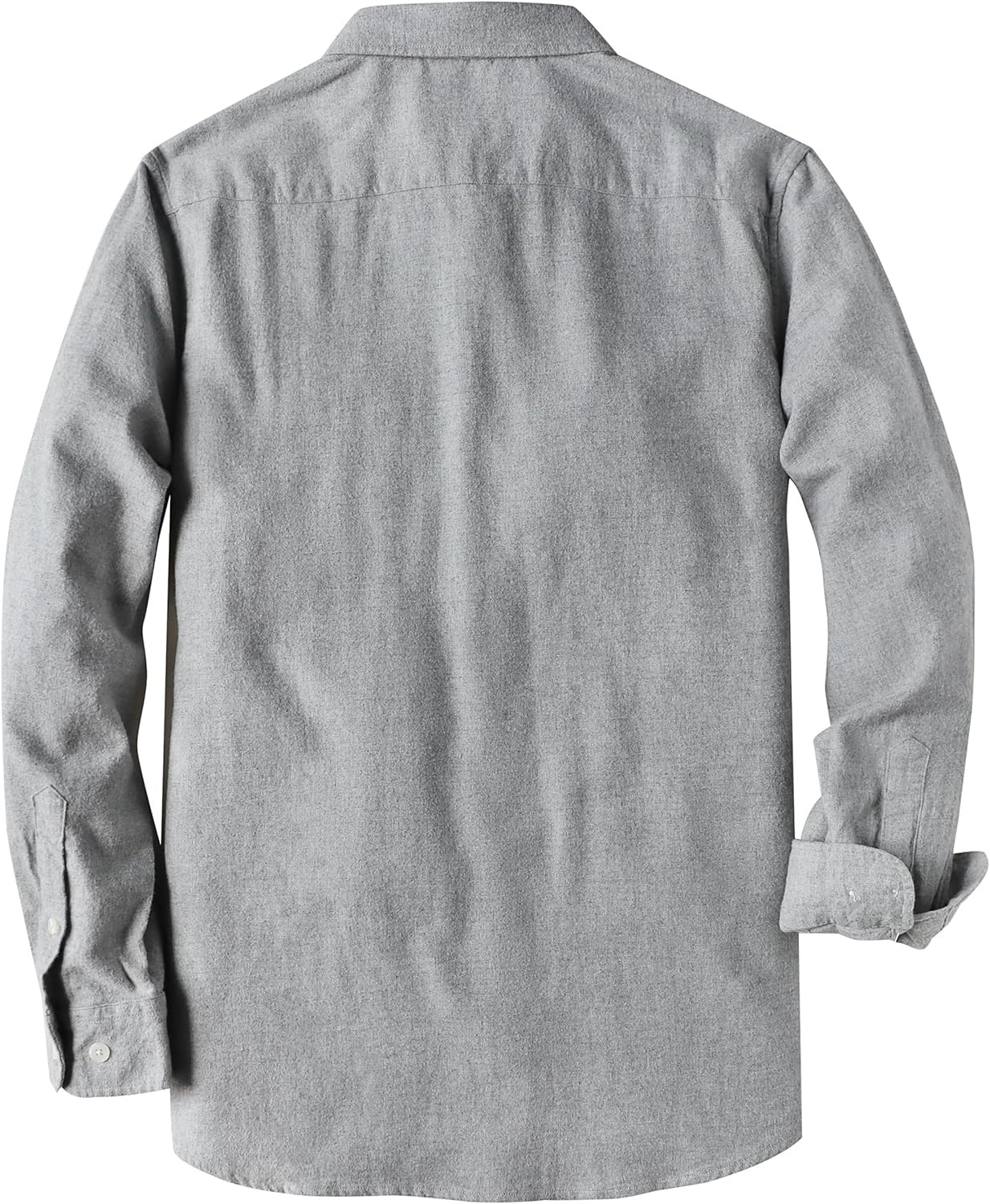 Dubinik® 6 oz Flannel Shirt for Men Plaid Mens Button Down Long Sleeve Shirts Cotton Casual - Image 3