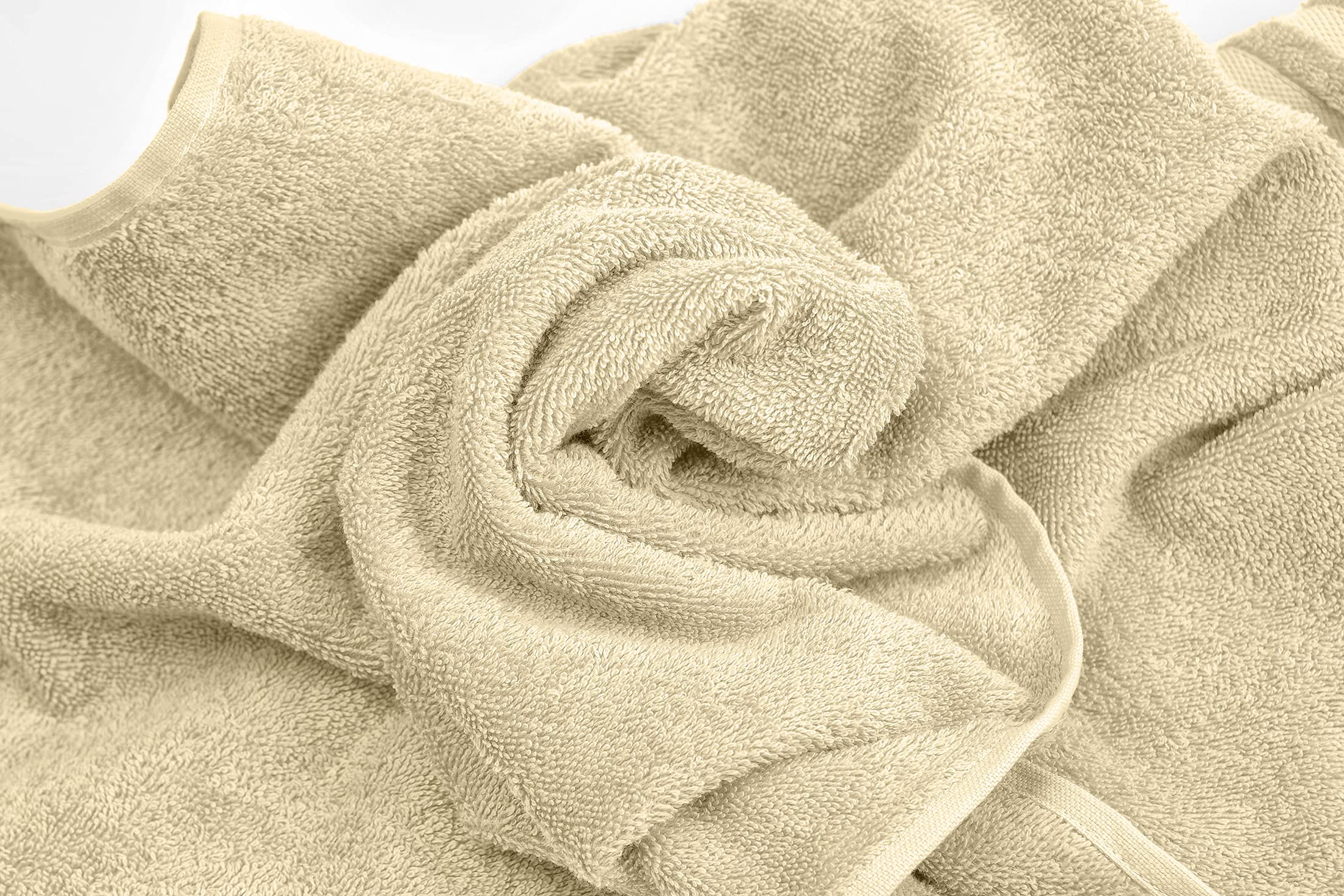 Heike Set di 5 asciugamani Pure Edition, 50 x 100 cm, 100% cotone (naturale)
