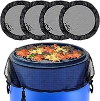 Vista 1 de 4 cubiertas de malla para barril de lluvia, cubetas de recolección de agua, cubierta de barriles de recolección de lluvia, pantalla de red