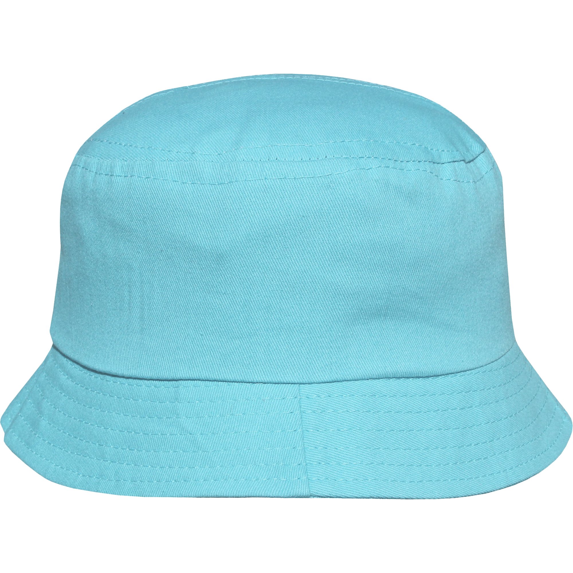 Toddler's Crushable Wide Brim Summer Sun Beach Bucket Hat (6-12 Months, Sky Blue)