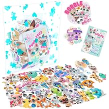 Fashion Angels Littlest Pet Shop 100 Vinyl Sticker Pack, for Kids Ages 8+