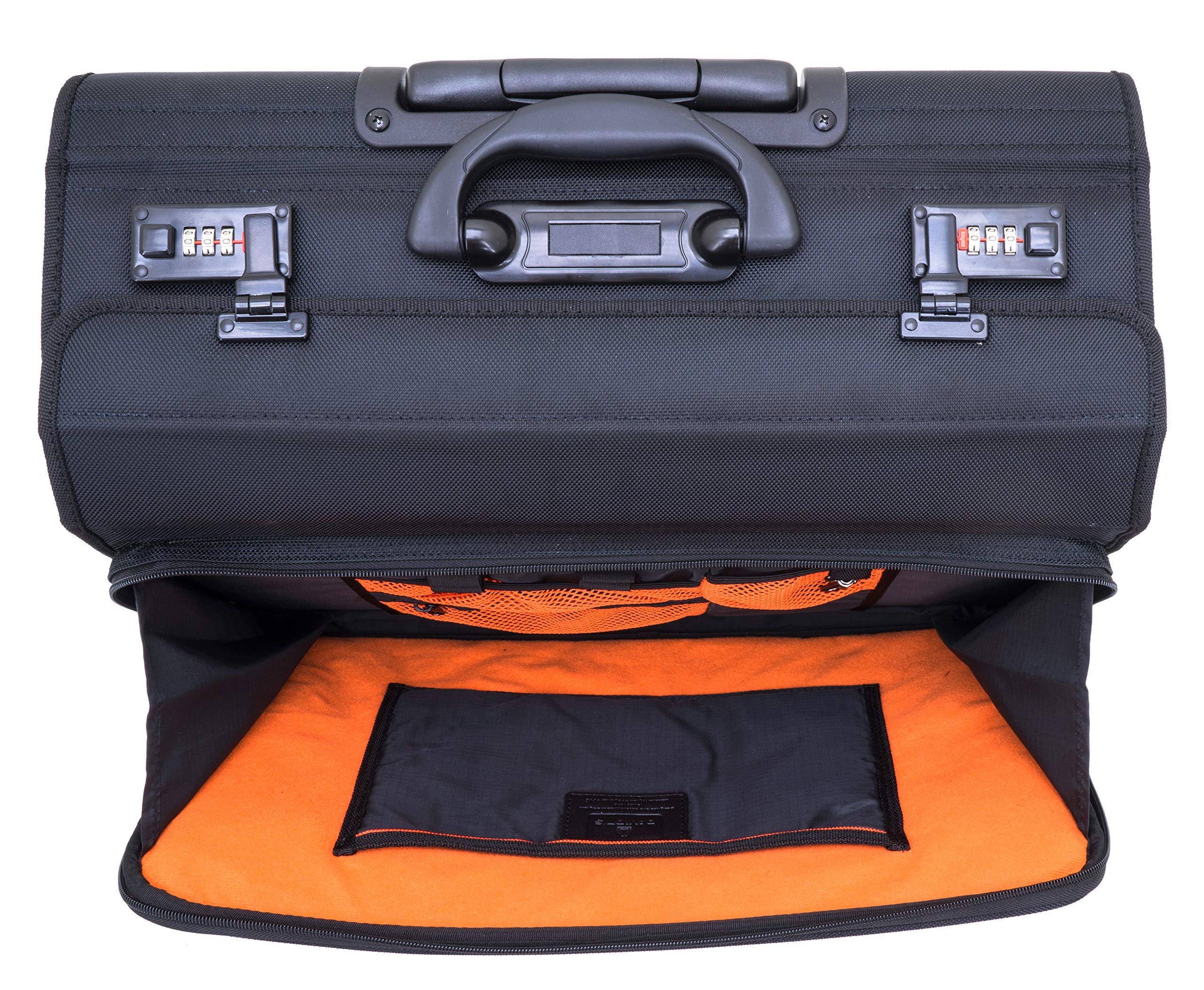 Davidts Businesstrolley - Pilotenkoffer - Laptoptrolley 17" und 10" Tablet - 47x40x25cm