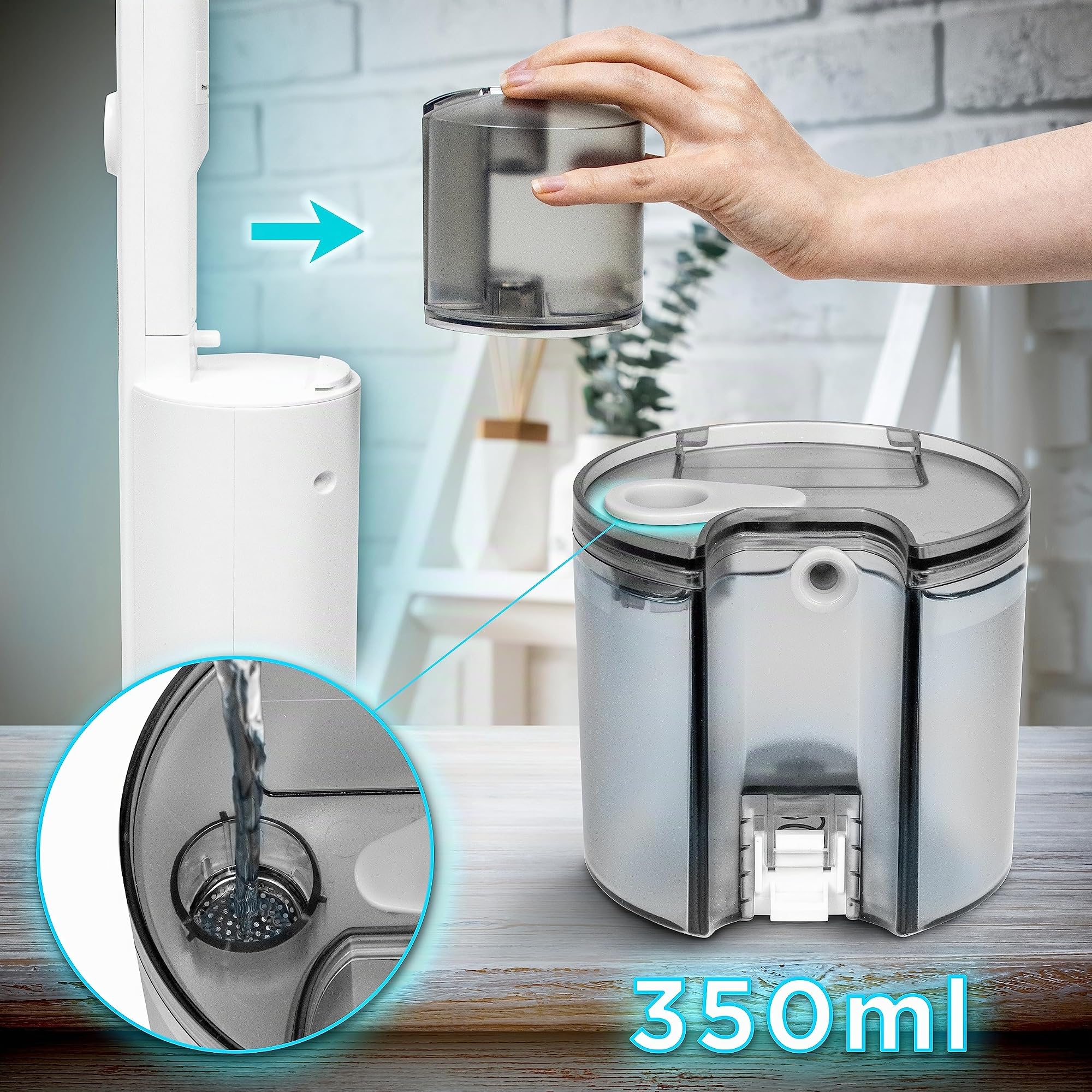 Duronic STM11 Lavapavimenti a vapore 1100W Cavo 4.5m