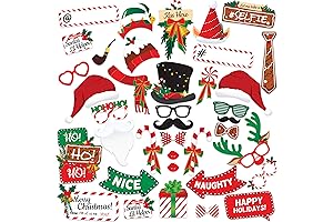 Christmas Party Photo Booth Props