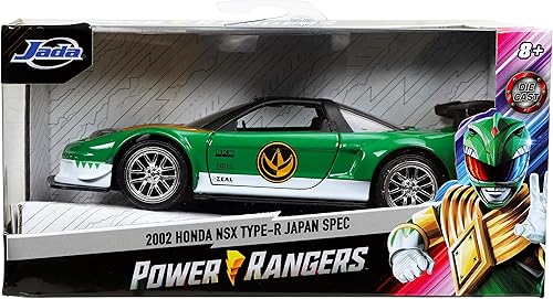 Miniatura 5 de Jada Toys Power Rangers 1:32 Green Ranger 2002 Honda NSX Type-R - Coches fundidos a presión, juguetes para niños y adultos