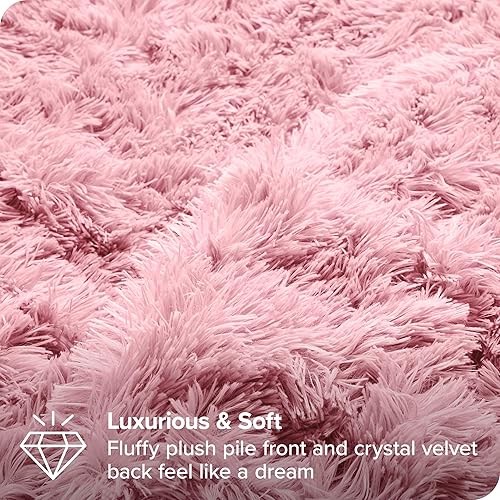 Miniatura 3 de Bare Home Funda de edredón de forro polar lanudo tamaño Queen - Funda de edredón de felpa - Súper suave y lujosa - Cierre de cremallera oculto -