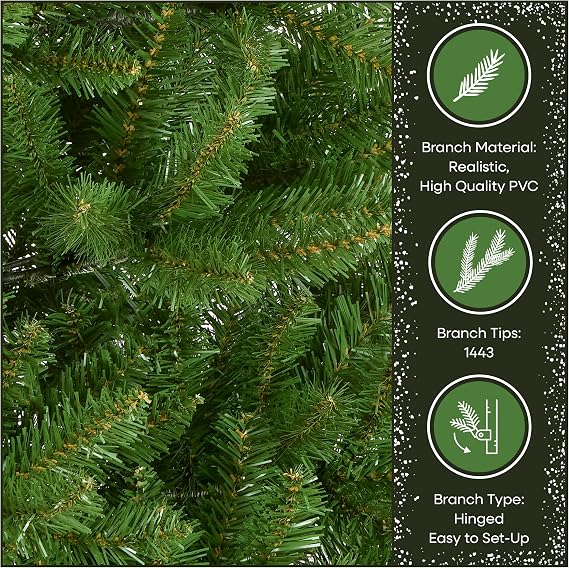 National Tree Company 9ft Unlit Kingswood Fir Slim Christmas Tree