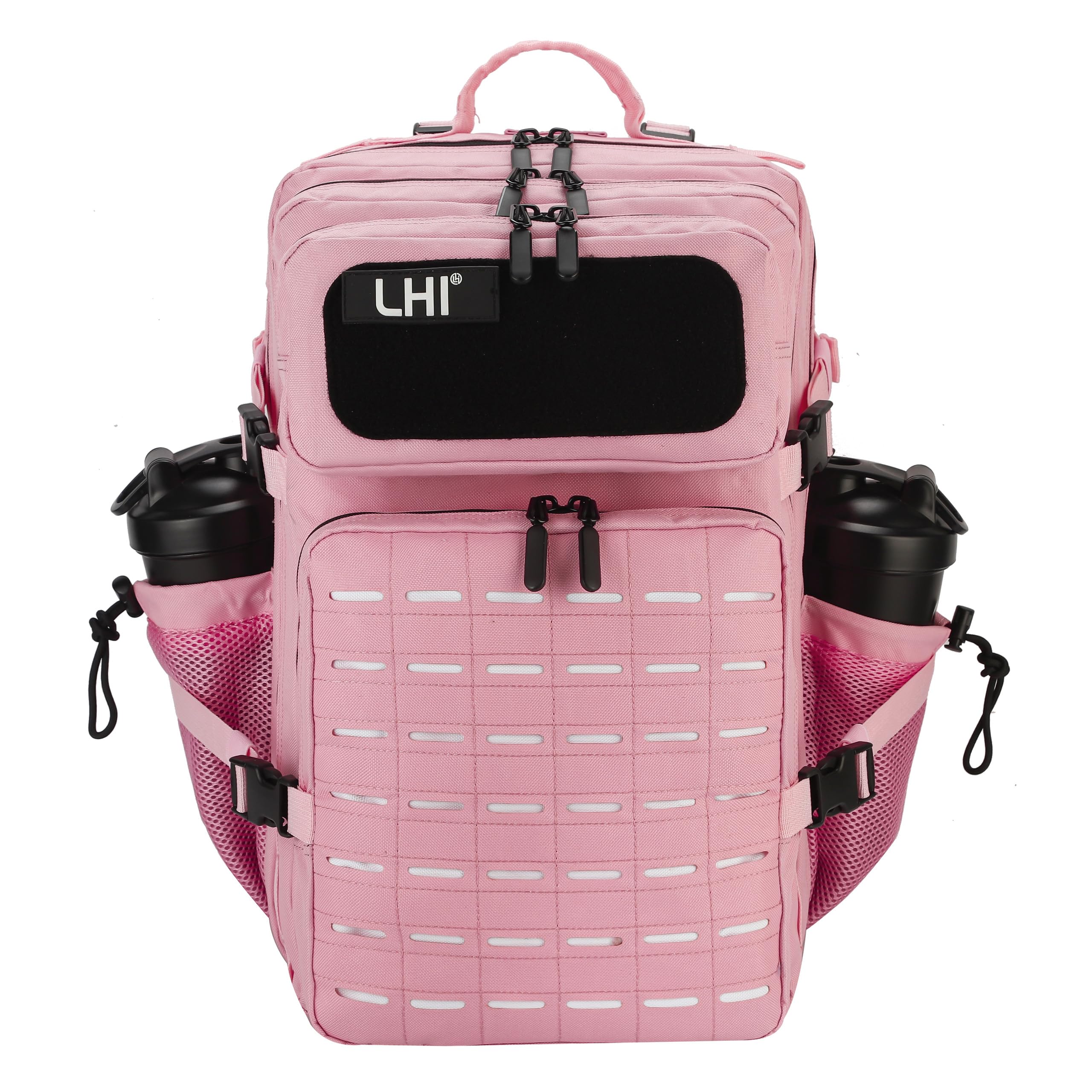 LHI Tactical Military Backpack for Men 25L/45L Large Molle Army Assault Pack 3 Day Hiking Rucksack With Bottle Holder