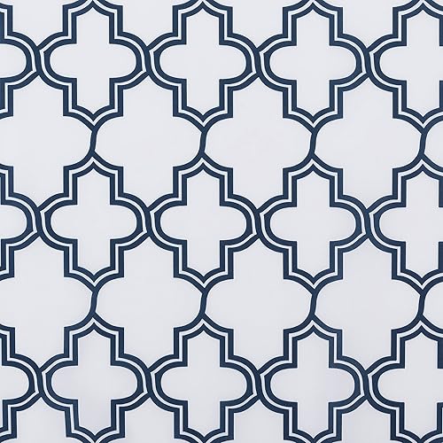 Miniatura 6 de Sun Zero Ria Trellis Print - Panel de cortina con ojales para interiores y exteriores, protector UV y eficiencia energética, 54 x 108 pulgadas,