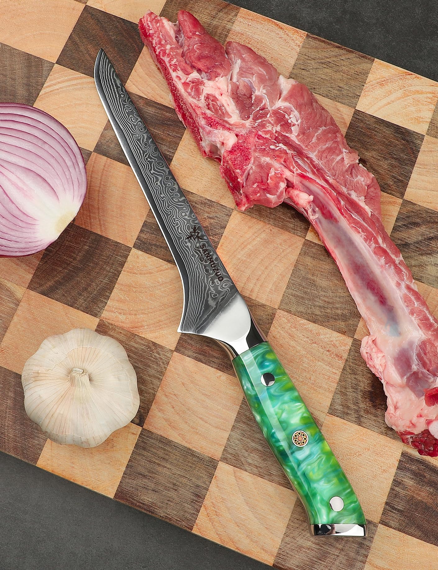 Amazon.co.jp: SANMUZUO ボニングナイフ - 7インチ フィレナイフ