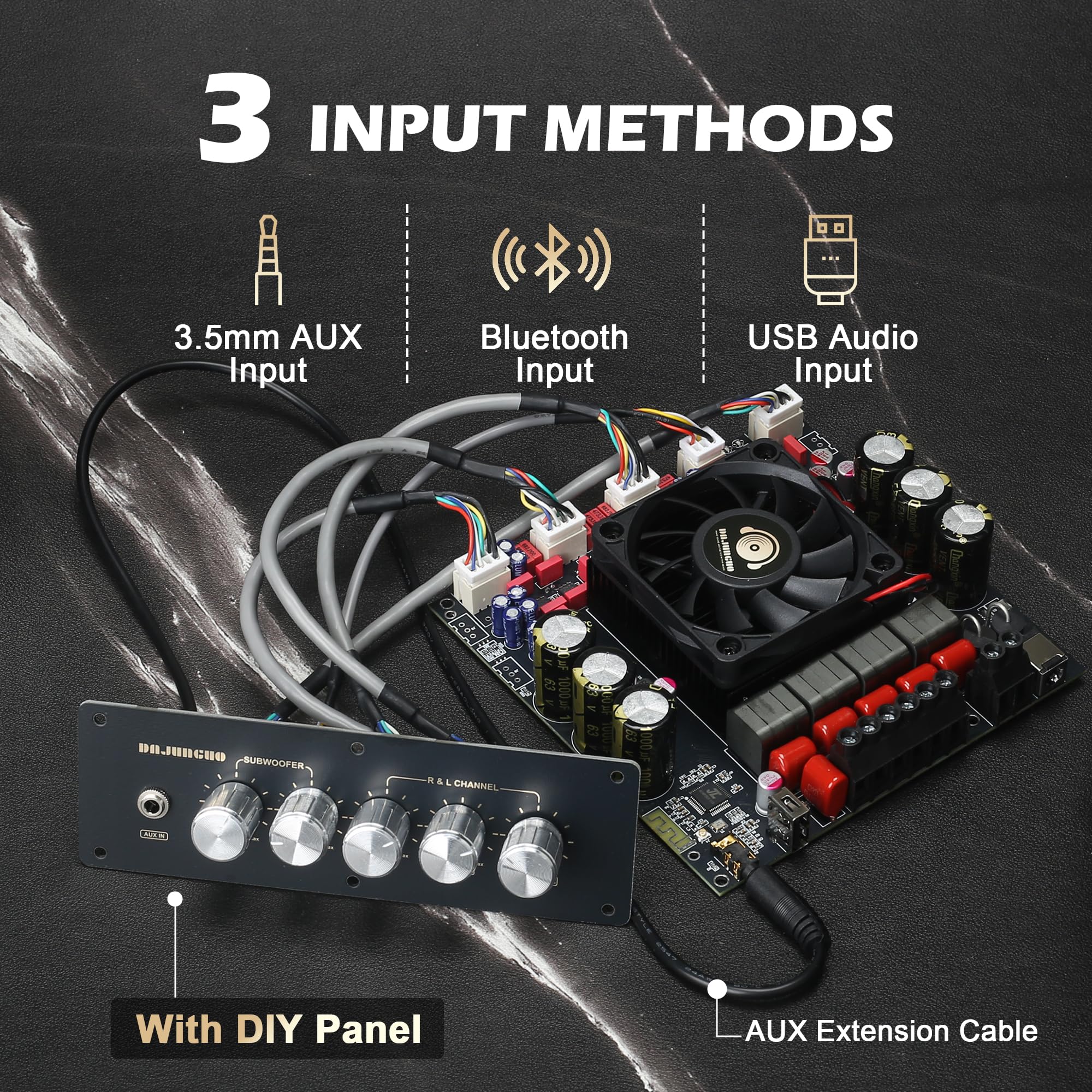 S600X-W Power Amplifier Board Bluetooth5.2 TPA3255 Chip with