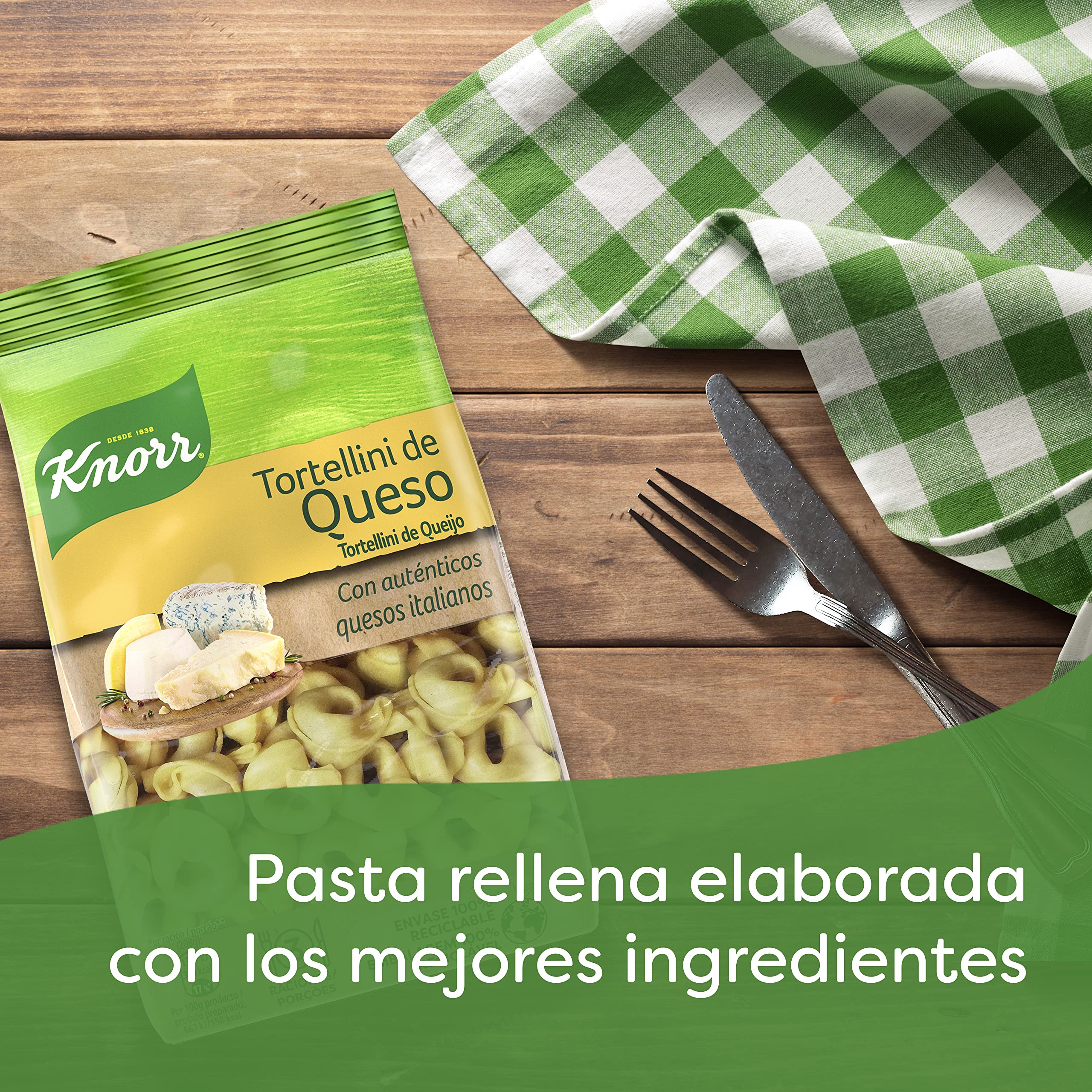 Knorr Pasta Rellena Tortellini de Queso 250g