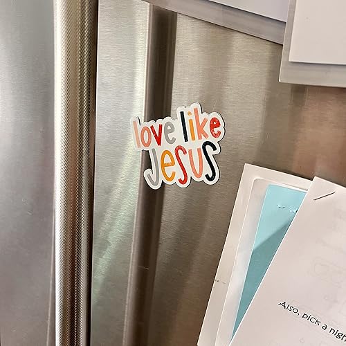 Miniatura 8 de Swaygirls Christian magnets  Religious magnets  Christian faith fridge magnets  Bible verse quote magnets  Love like Jesus magnet