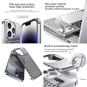 新品 シルバー iPhone15proMax 用ケース Amazon.co.jp: SLAKOP iPhone 15 Pro/Pro Max対応 メタルケース