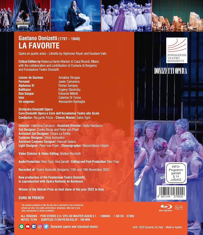 その他 Donizetti: La Favorite [DVD] n5ksbvb その他 Donizetti: La Favorite [DVD] n5ksbvb Amazon.co.jp
