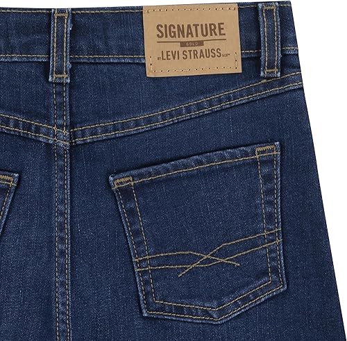 Miniatura 4 de Levi Strauss Signature Gold Pantalón corto con corte de tiro alto para niña