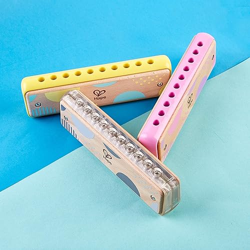 Miniatura 4 de Hape - Armónica de blues instrumento musical de madera con 10 agujeros, para niños