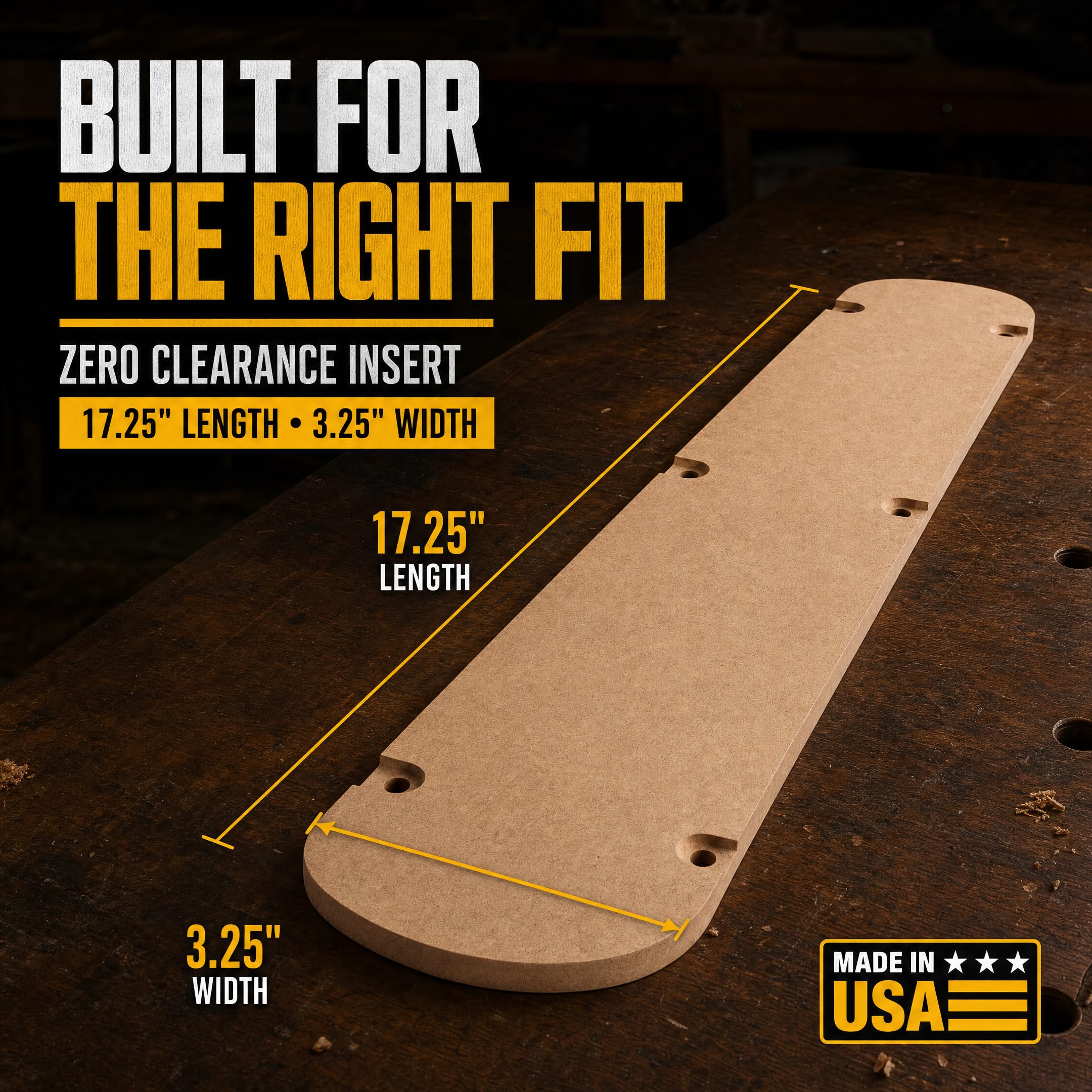 Zero Clearance Insert for Dewalt Miter Saw - Precision Cuts -4 Zero Clearance Insert for Dewalt Miter Saw - Precision Cuts -4