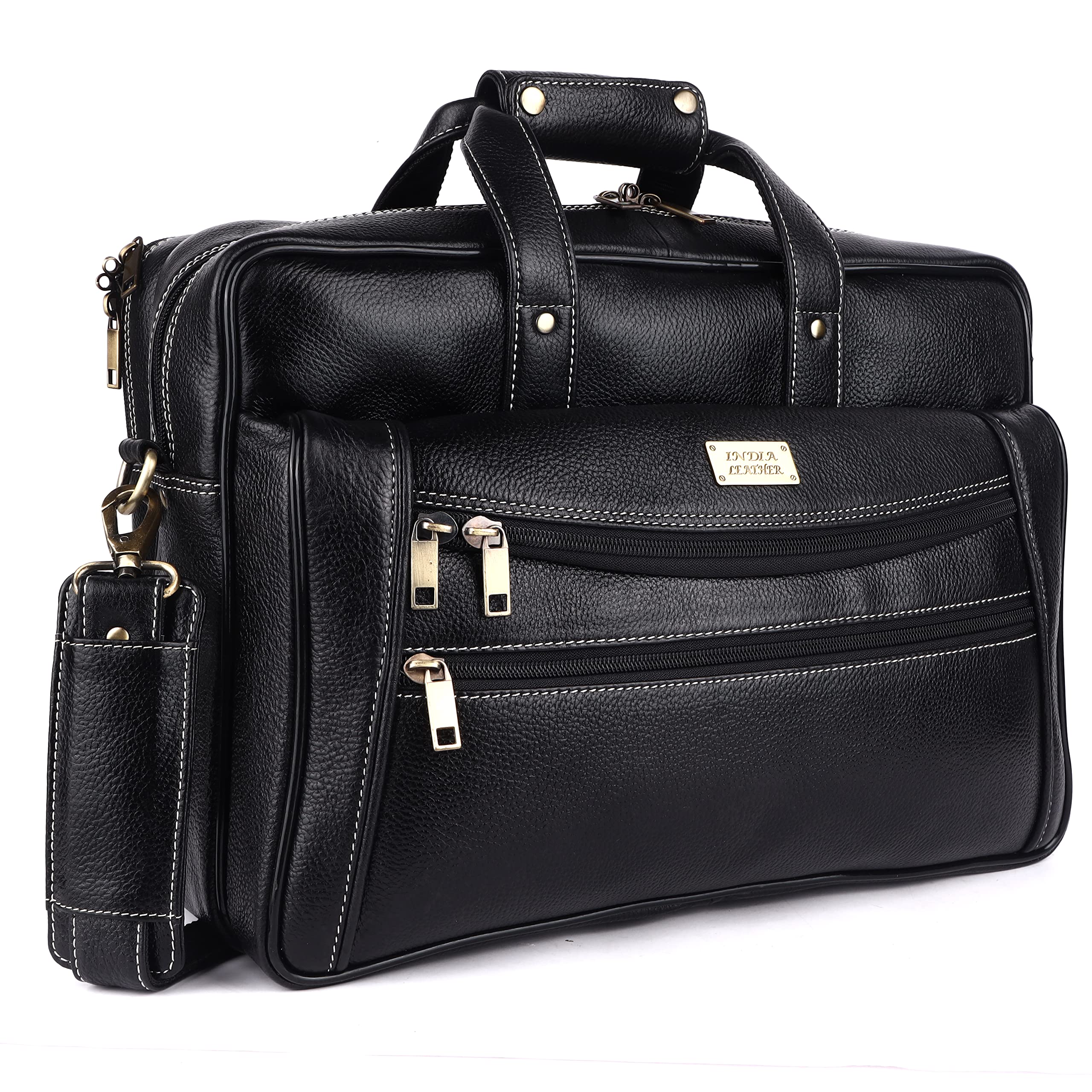 See full amazon price history chart for India Leather Laptop Messenger Bag with Adjustable Strap & Carry Handles (15.5 inch) | Padded Laptop Office bag for Men| (41 x 11 x 30 inch) | Black India Leather Laptop Messenger Bag with Adjustable Strap & Carry Handles (15.5 inch) | Padded Laptop Office bag for Men| (41 x 11 x 30 inch) | Black (B09K7XDM4G) Amazon Price History, Amazon Price Tracker