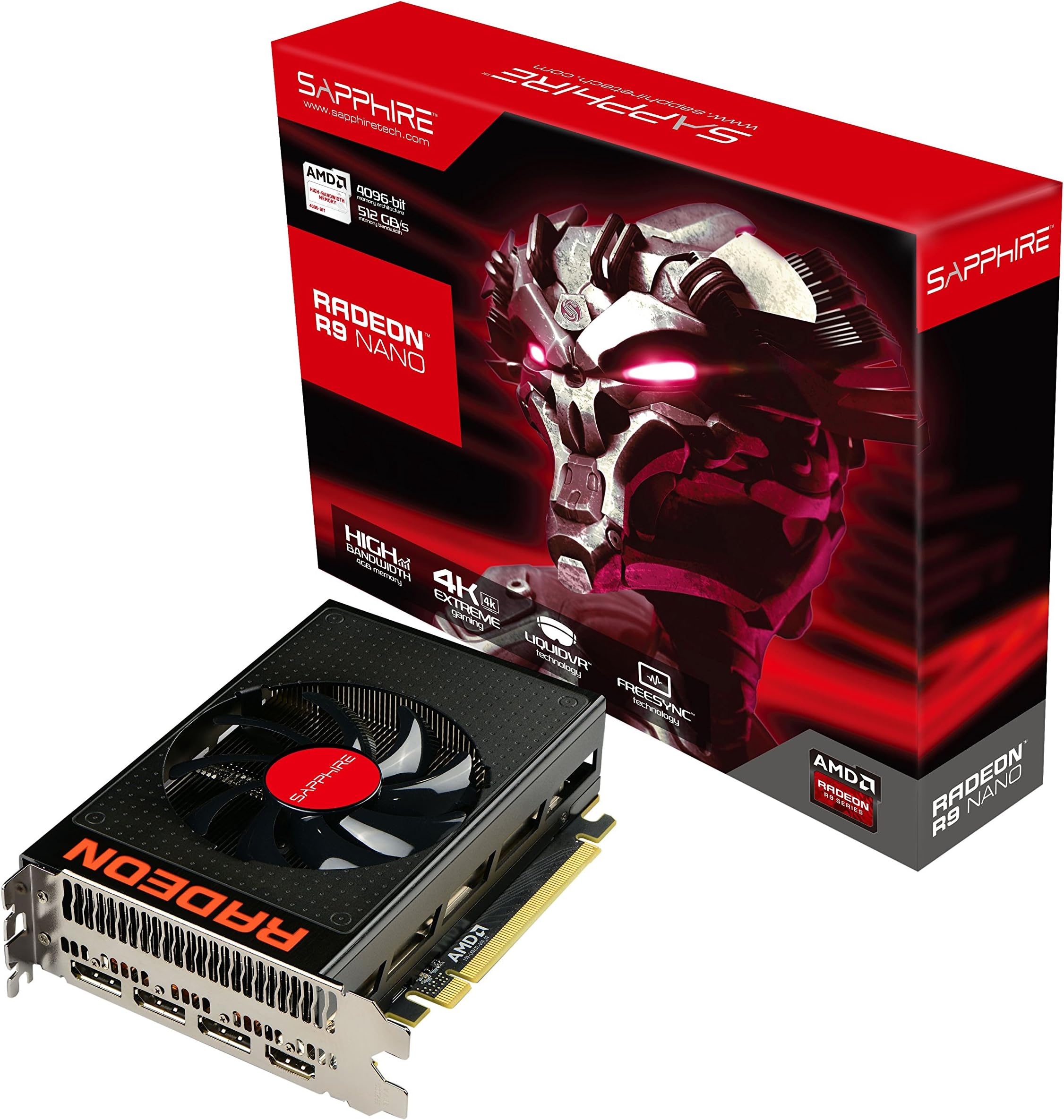 Sapphire AMD Radeon R9 Nano 4096-Bit Mini-ITX 4 GB HBM Graphics Card