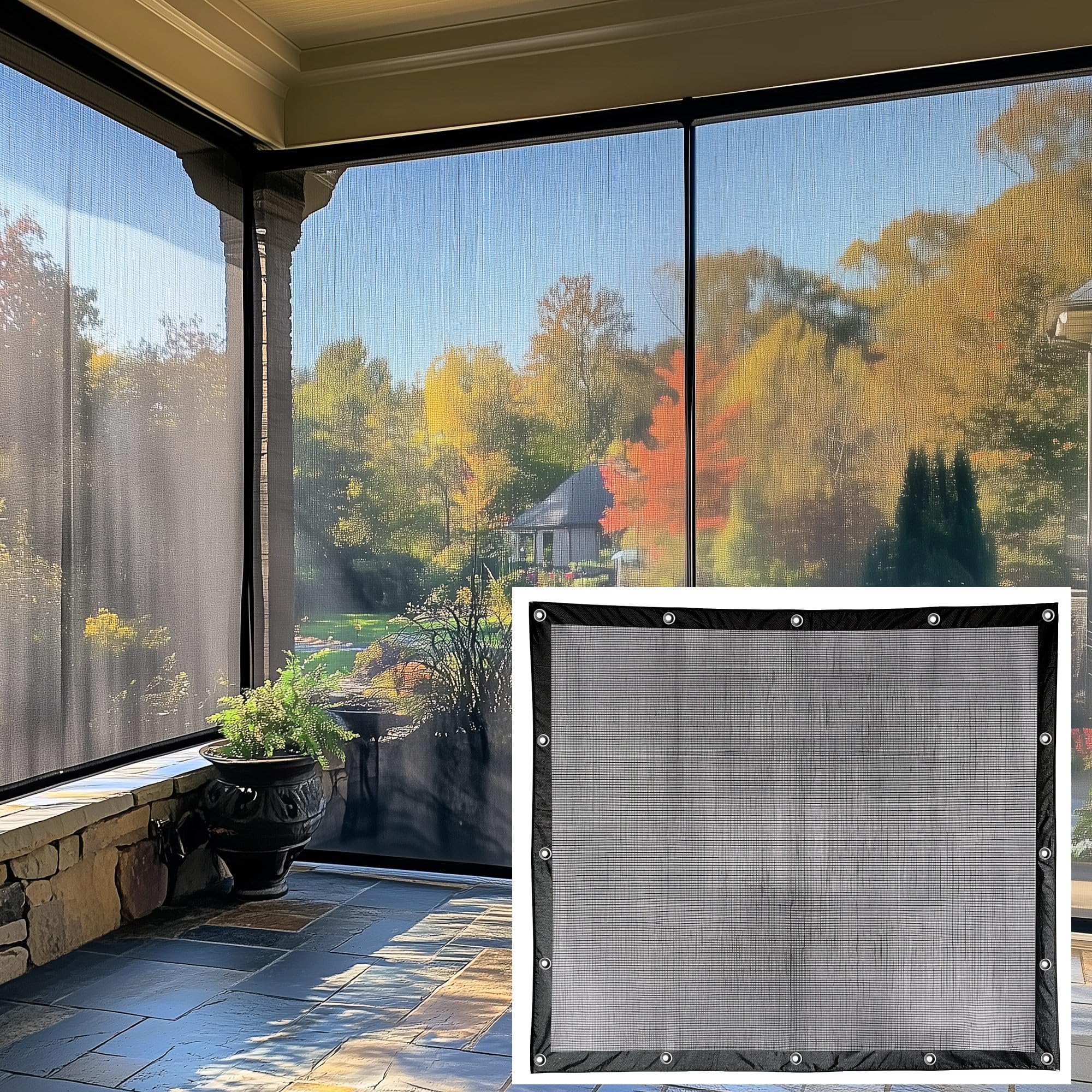 Amazon.com : AKON Curtains Track Custom Mosquito Netting for Patio