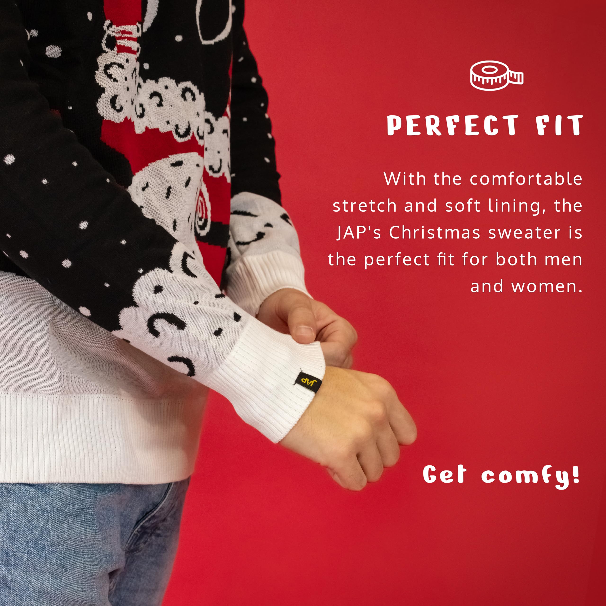 JAP Christmas - Pull de Noel - Pull Noel pour Femme et Homme - Pull Moche de Noel - LED