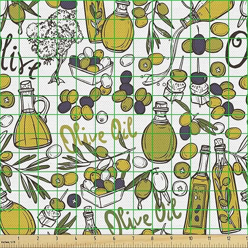 Vista 339 de Lunarable The Yard, tela azul real de The Yard, patrón de cerámica inspirado en el Medio Oriente estilo marroquí, estampado oriental, tela de satén