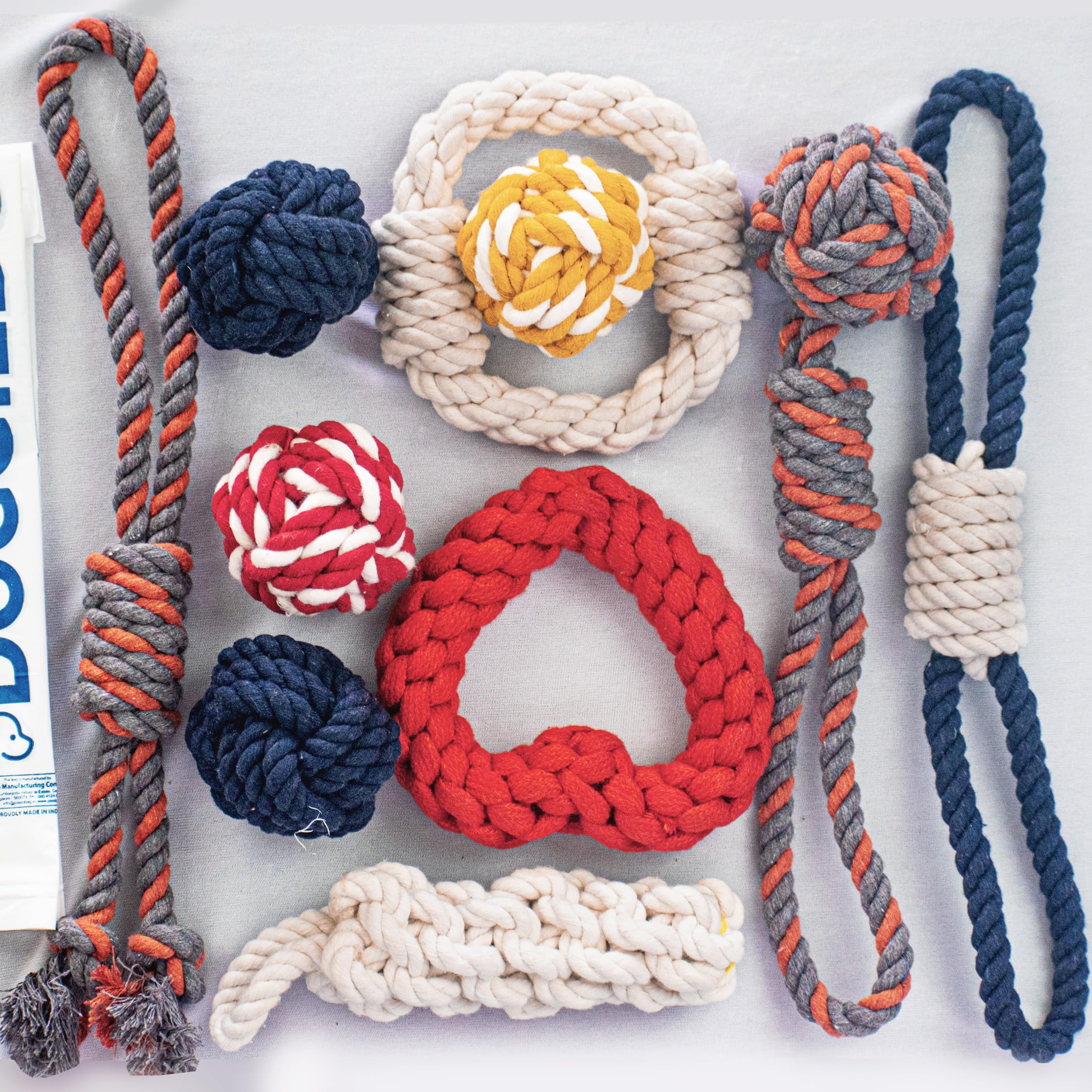 DOGGIE DOG Attractive dog toys for large dogs & accessories toy for puppies, pets, puppy, medium & adults, chew rope small pups for playing & chewing for labrador comb (10 IN 1 Twisted - Ultra Robust) (B0CCSPLN1X) Amazon Price History, Amazon Price Tracker