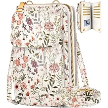 Miss Adola Leather Cell Phone Purse Crossbody Bag for Women