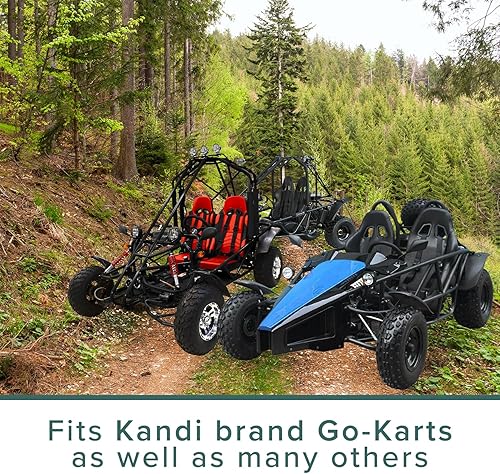 Miniatura 5 de AlveyTech Juego de 2 guardabarros traseros para Go Karts de 150 cc - 250 cc (juego de 2) - Juego de repuesto para Coleman, TaoTao, Kandi, Massimo Go