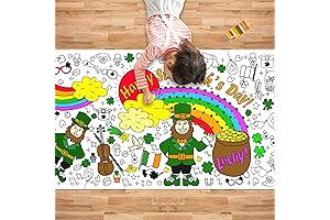 OHOME St. Patrick's Day Coloring Banner
