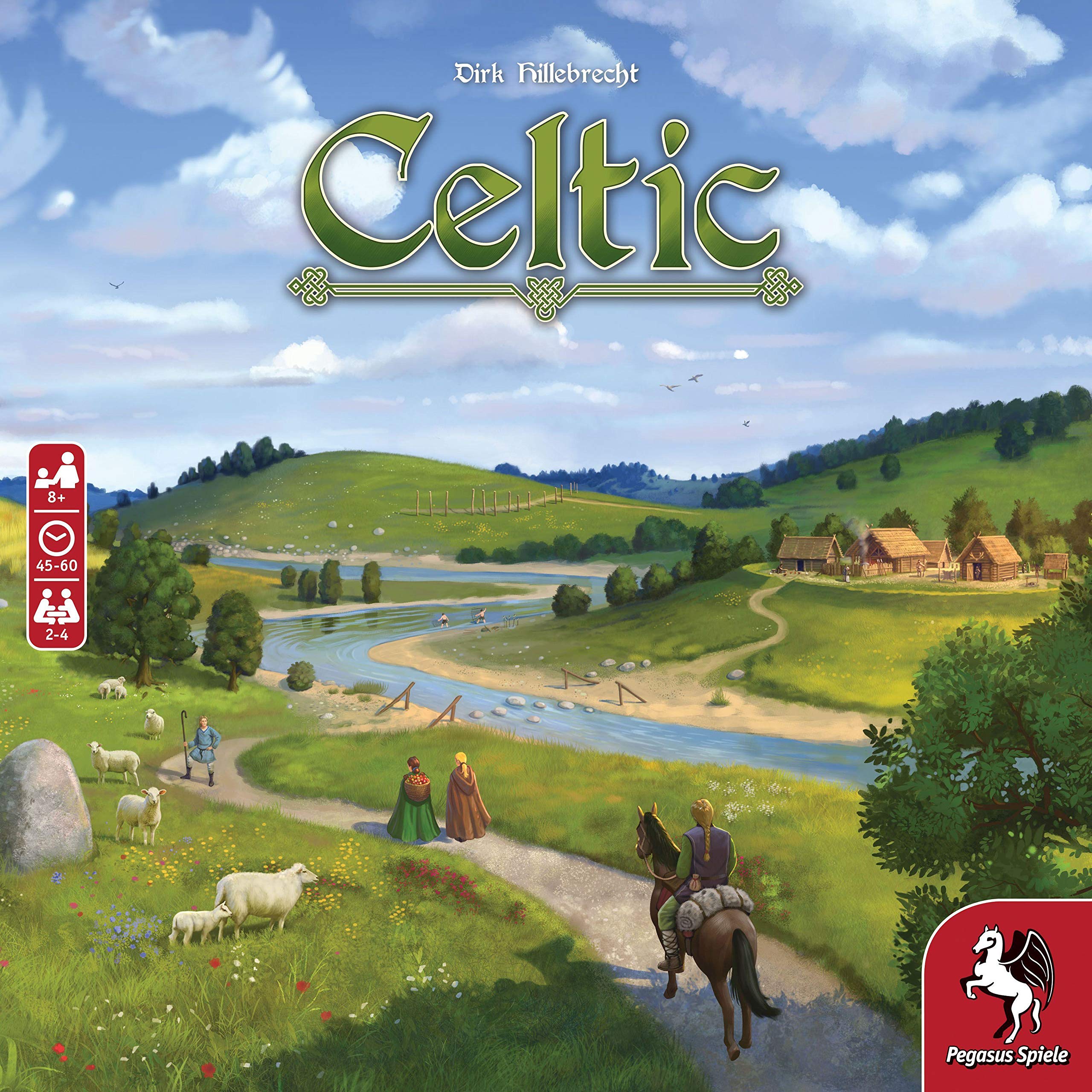 Gioco Da Tavolo Celtic - Pegasus Spiele (Italiano/Inglese) - 2-4 Giocatori, 8+ Anni, 45-60 Min - 4
