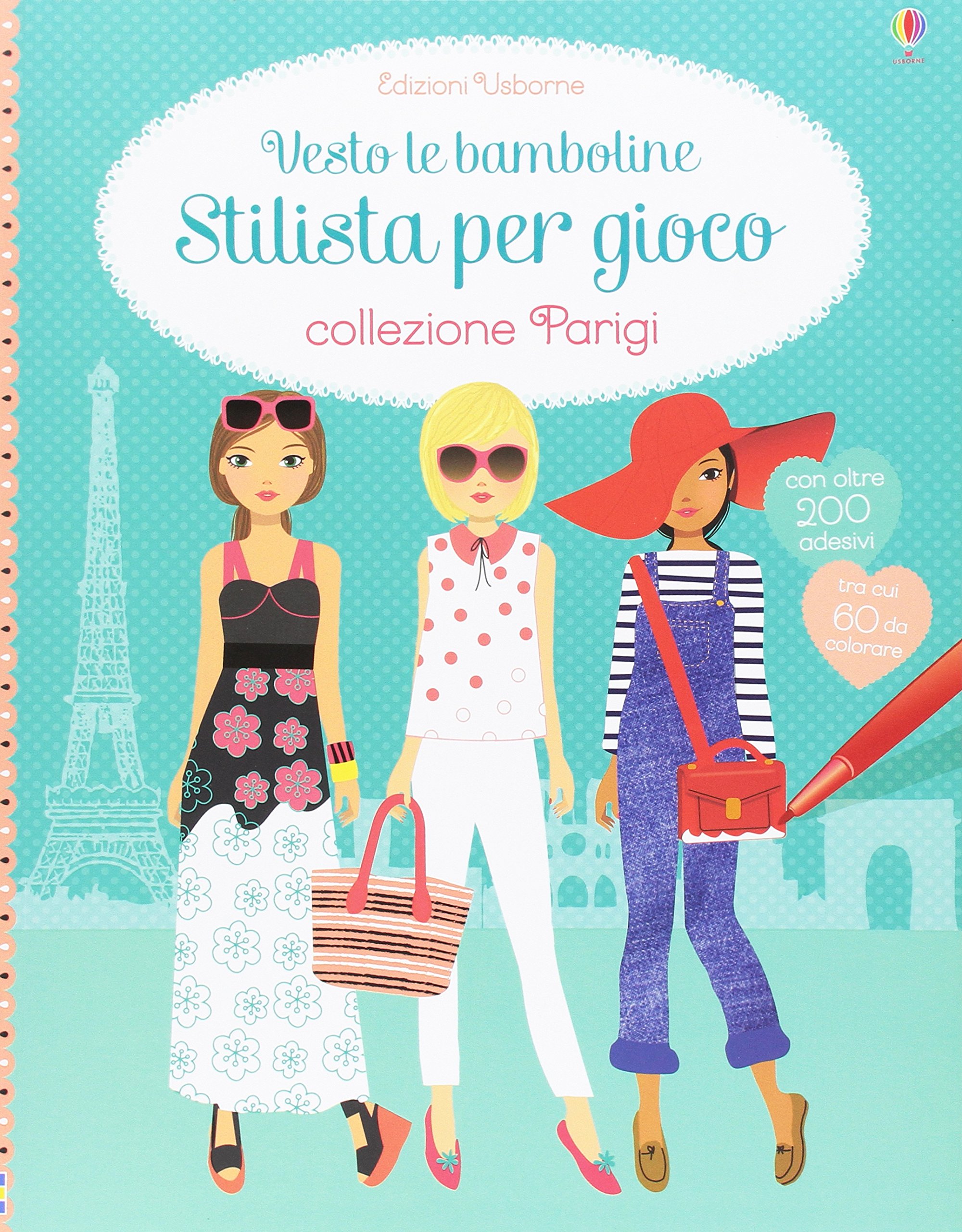 Collezioni a Parigi. Vesto le bamboline. Con adesivi. Ediz. illustrata: 1