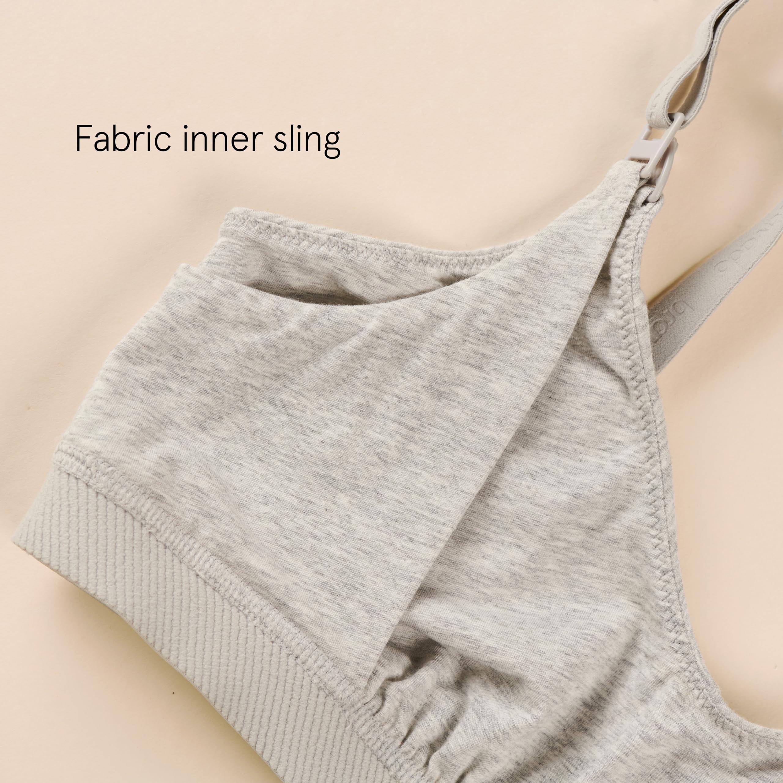 Bravado Designs Reggiseno da donna in cotone per maternità e allattamento, senza fili, copertura completa