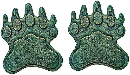 Sunset Vista Designs 93574 Welcome to The Woods - Piedra de hierro fundido, diseño de oso