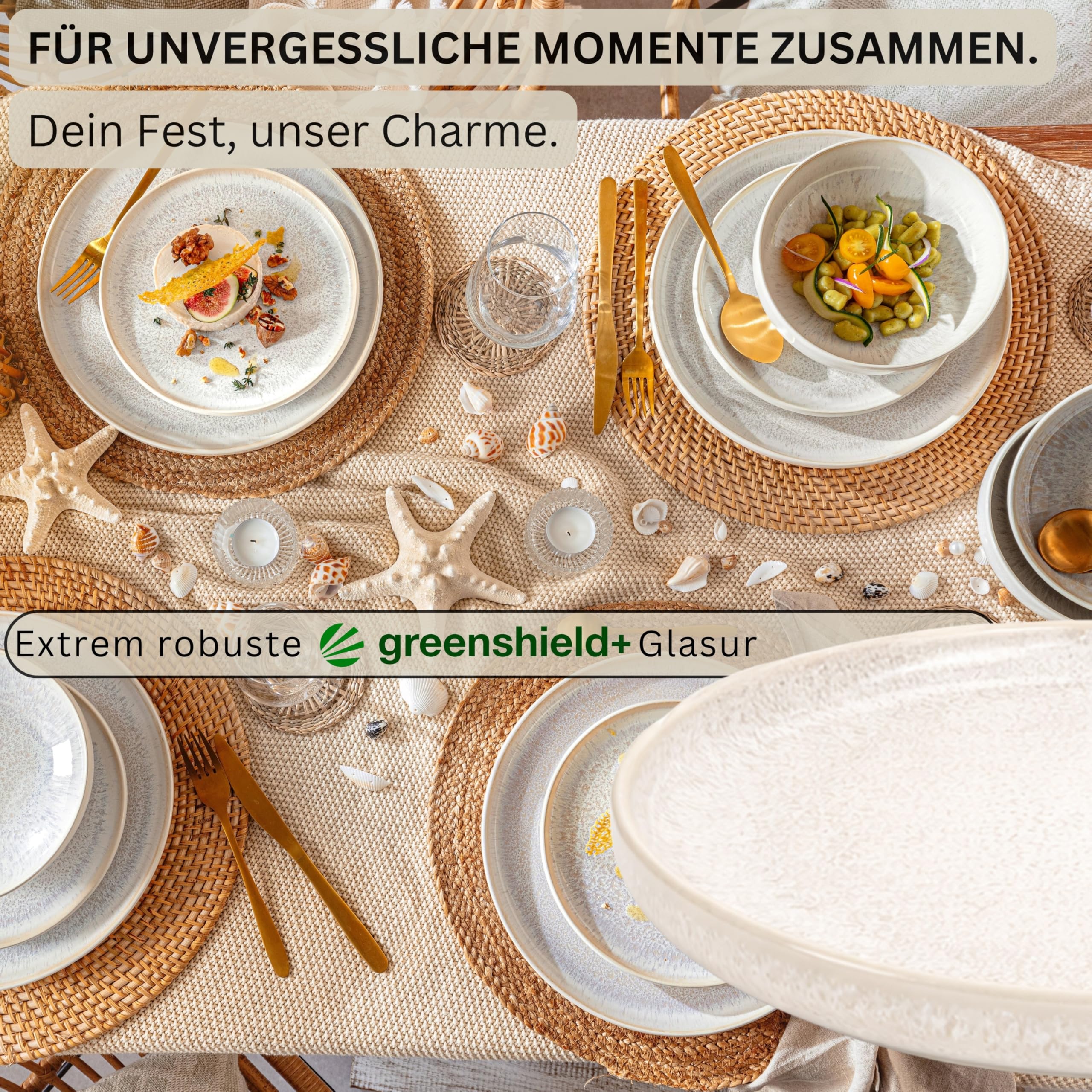 Sänger Dessertteller Set Korfu 4 tlg – Bild 3