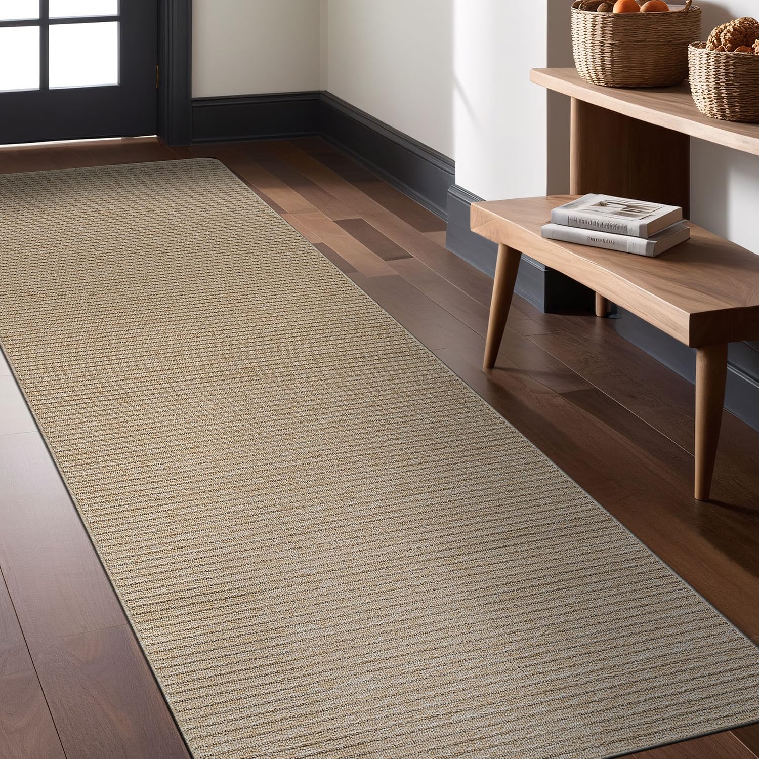 LuuL Home Tapis Moderne Antidérapant Avec Bordure Pour Salon, Cuisine, Chambre à Coucher Et Couloir, Résistant Aux Taches, Facile à Nettoyer, Ne Perd