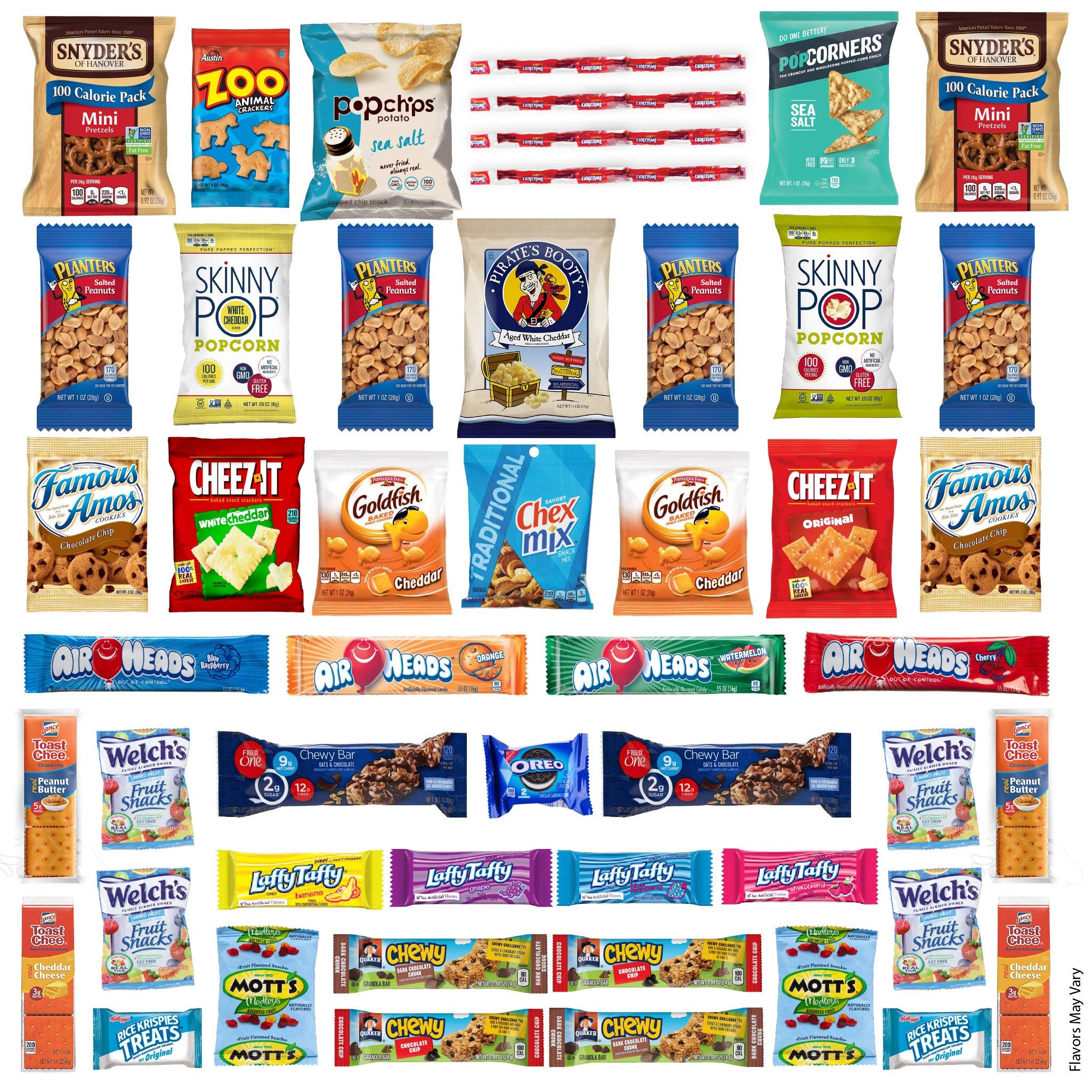Buy Snack Box Variety Pack Care Package (50 Count) College Graduation