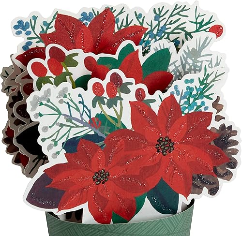 Miniatura 5 de Hallmark Paper Wonder - Tarjeta de Navidad desplegable (ramo de pascua)