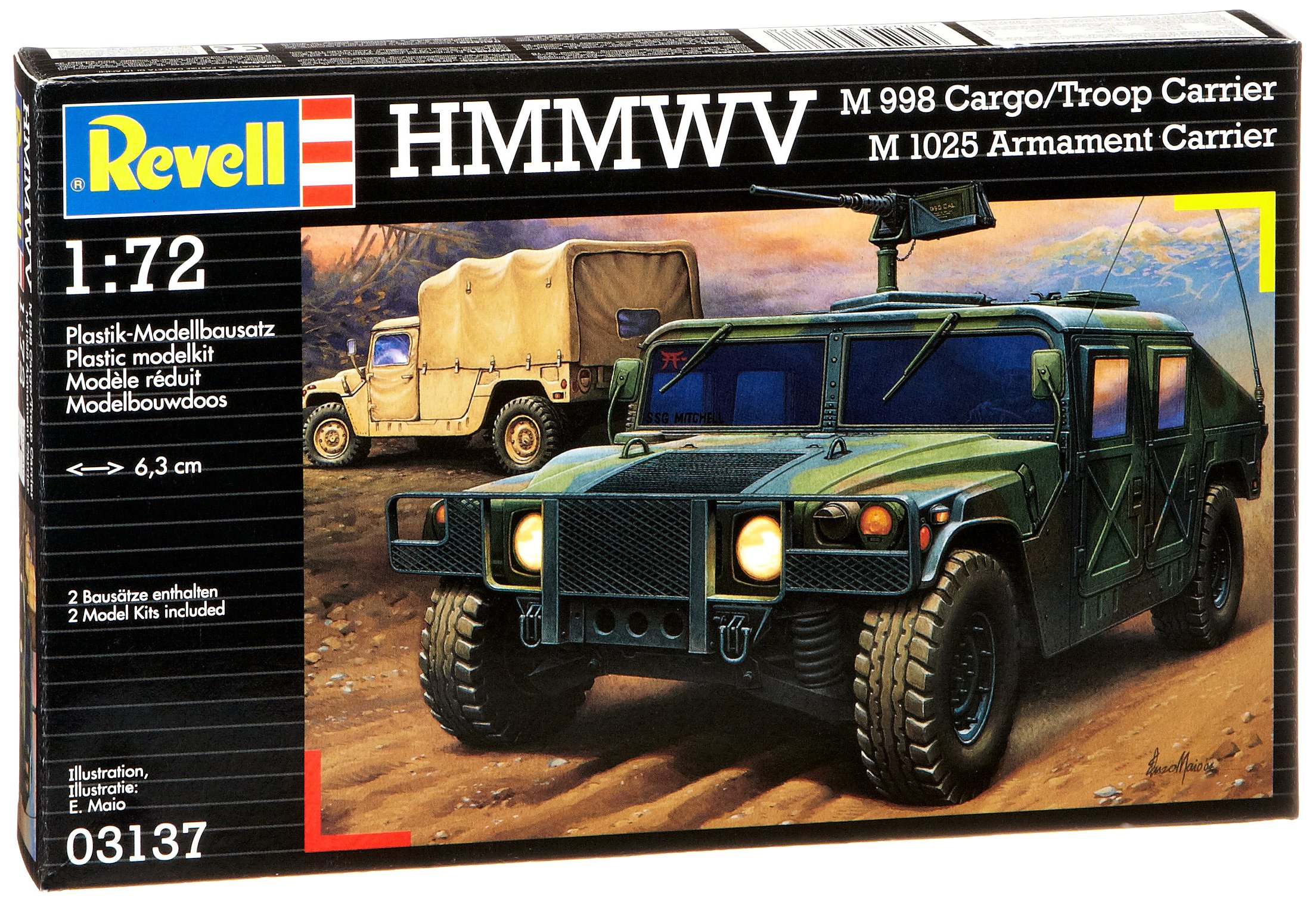 Amazon.co.jp: ドイツレベル 1/72 HMMWV ハマー 03137 プラモデル